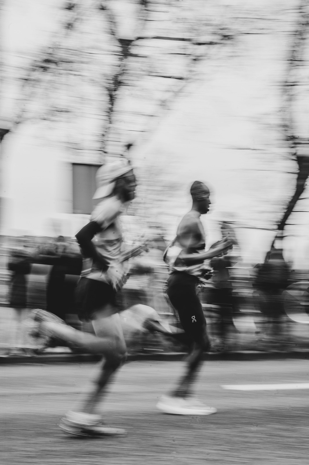 Zwei Läufer im Sprint